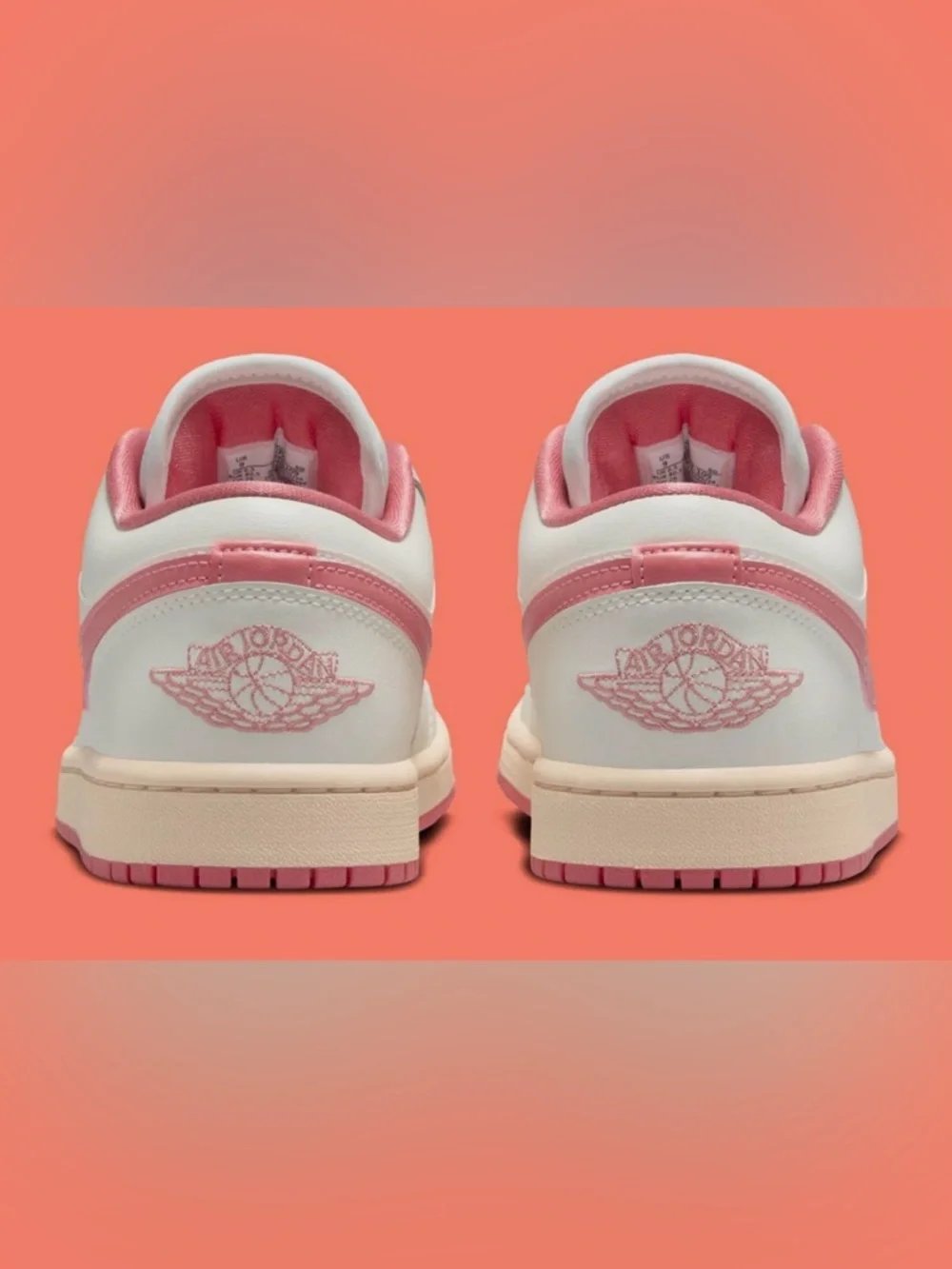 Nike Air Jordan 1 Low Sail Guava Ice Pink Salt - Picture 9 of 10